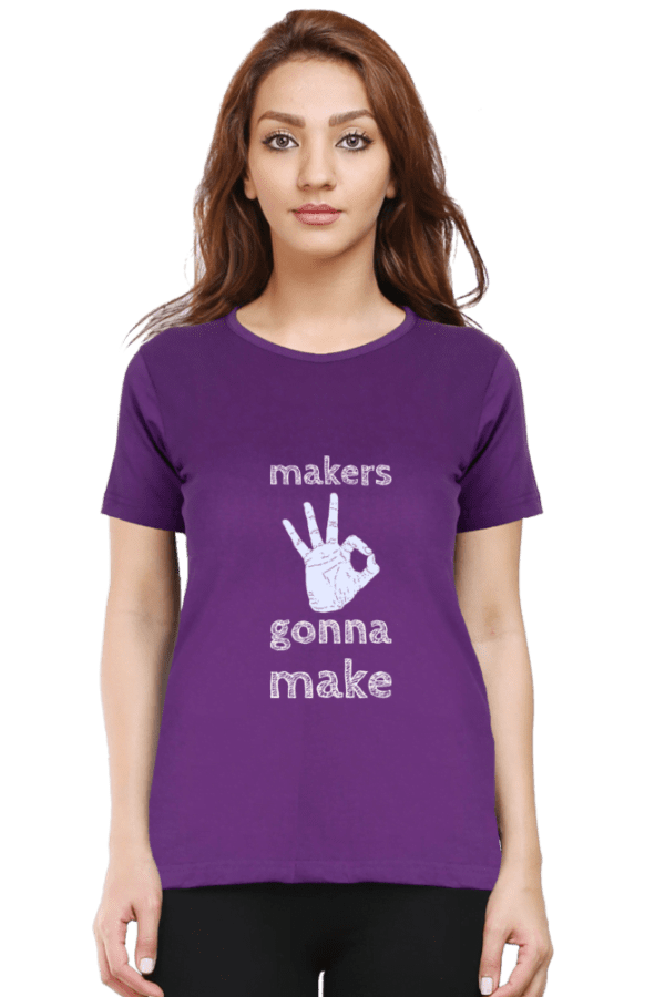 Female Round Neck Half Sleeve Classic