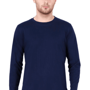 Male Round Neck Full Sleeve | Navy Blue