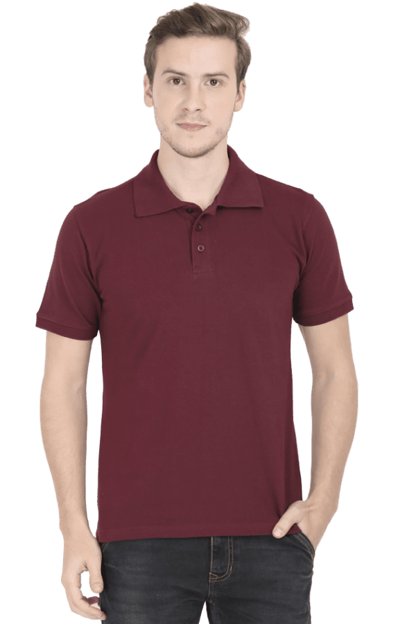 Male Polo Half Sleeve | Maroon