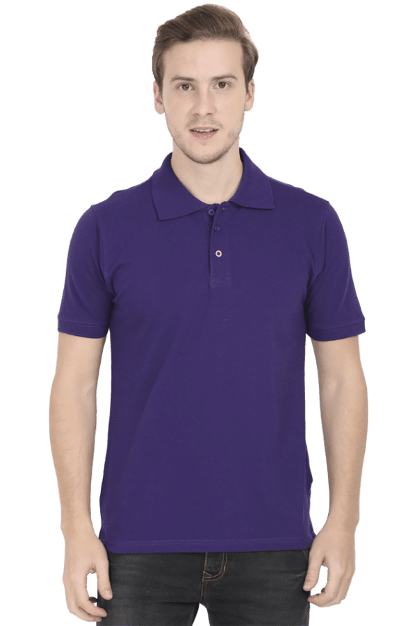 Male Polo Half Sleeve  | Purple