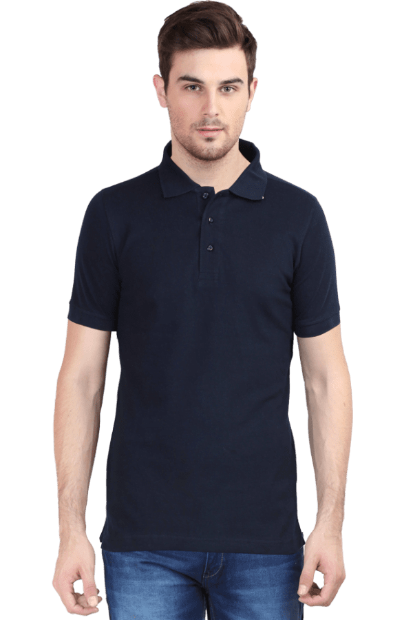 Male Polo Half Sleeve | Navy Blue
