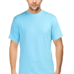 Male Round Neck Half Sleeve Classic | SkyBlue
