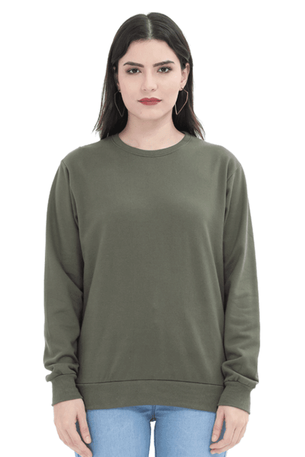 Unisex Sweatshirts | Olive Green