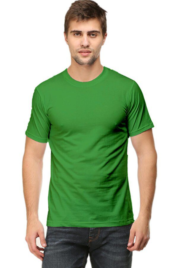 Male Round Neck Half Sleeve Classic | Flag Green