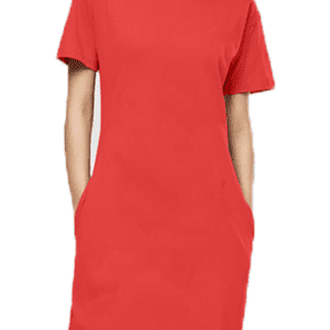 Female T-Shirt Dress | Red