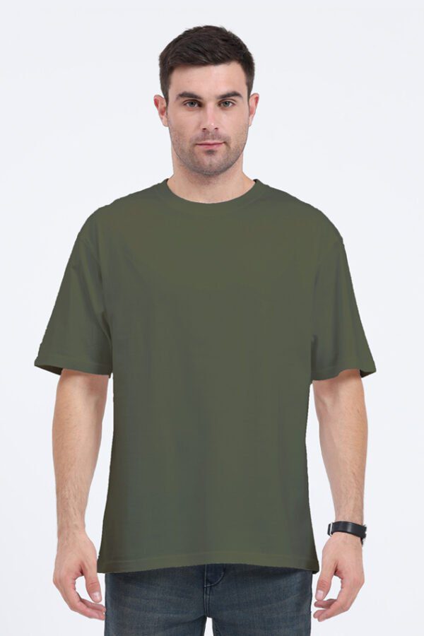 Unisex Oversized Classic T-Shirt | Olive Green