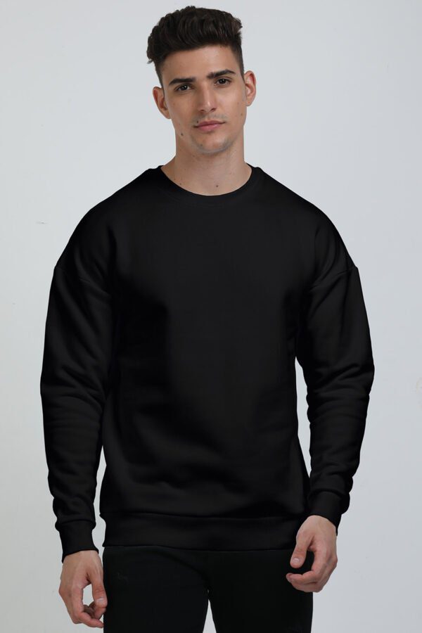 Unisex Oversized Sweatshirts | Black