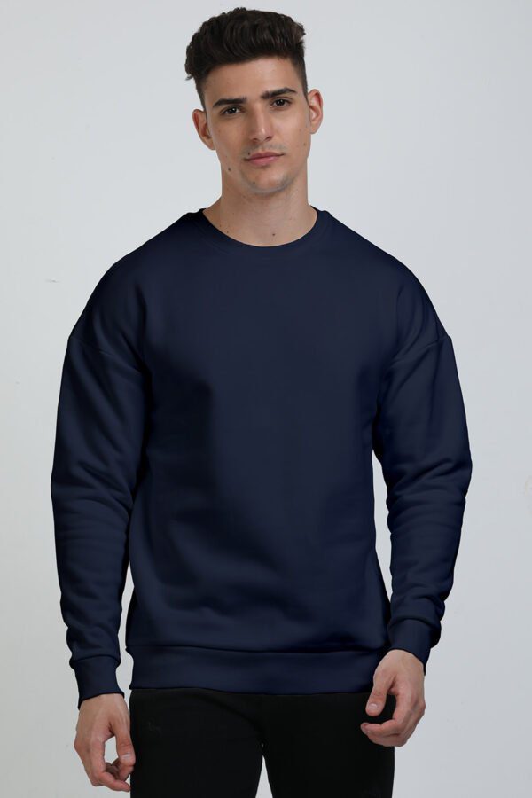 Unisex Oversized Sweatshirts | Navy Blue