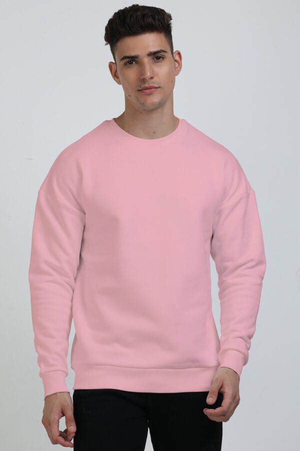Unisex Oversized Sweatshirts | Light Baby Pink