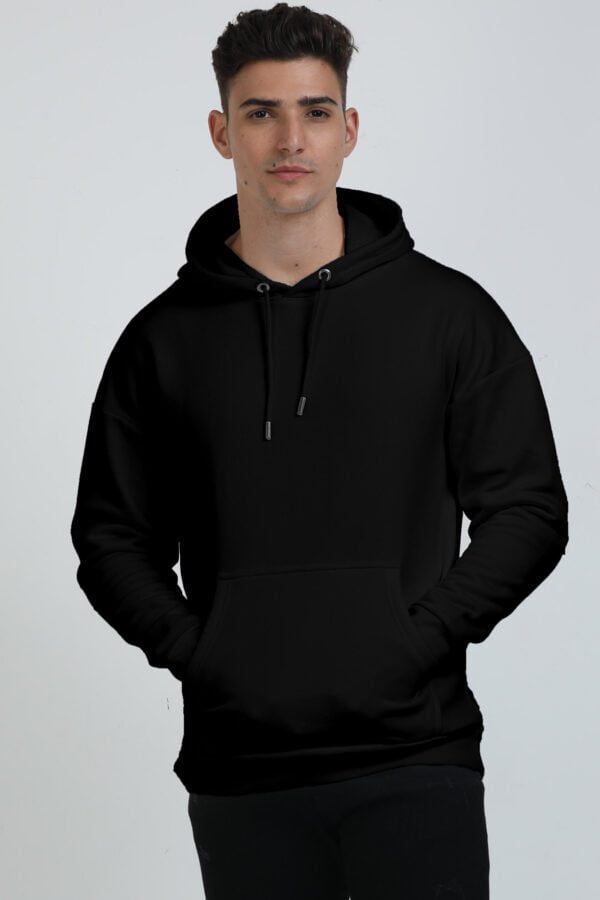Unisex Oversized Hooded Sweatshirt | Black
