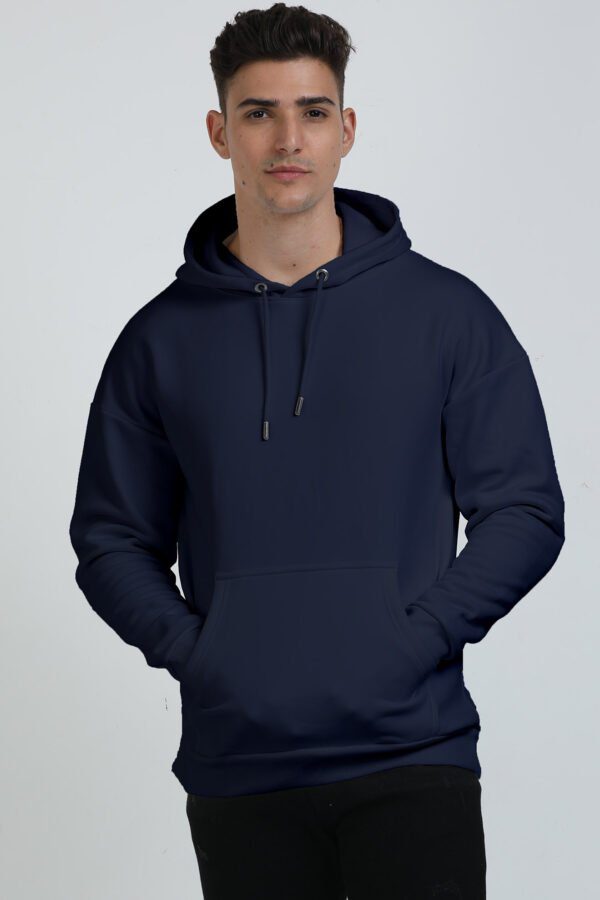 Unisex Oversized Hooded Sweatshirt | Navy Blue
