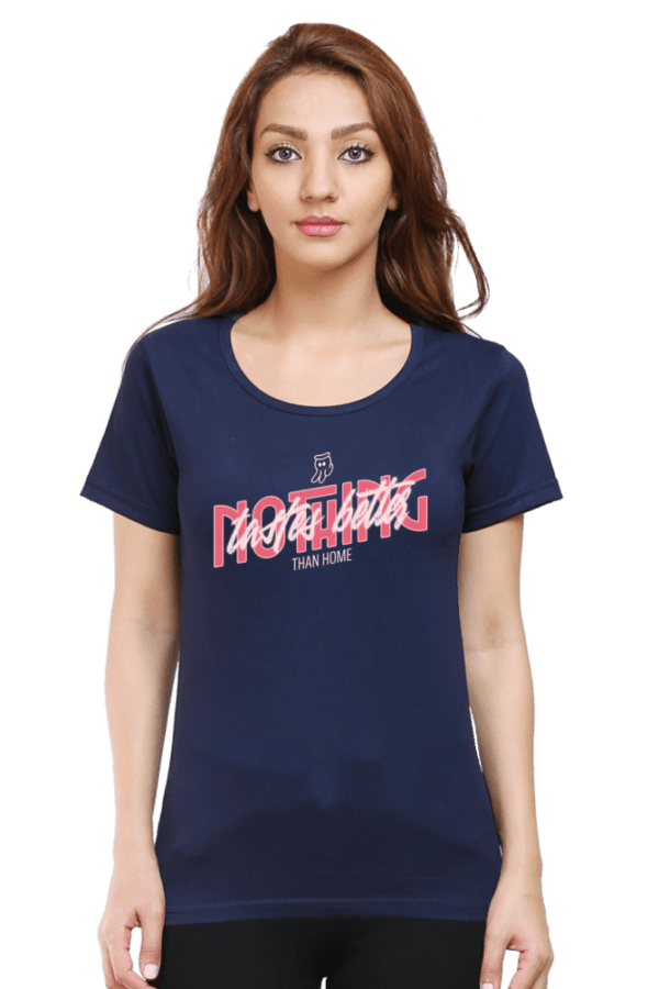 Female Round Neck Half Sleeve Classic | Nothing