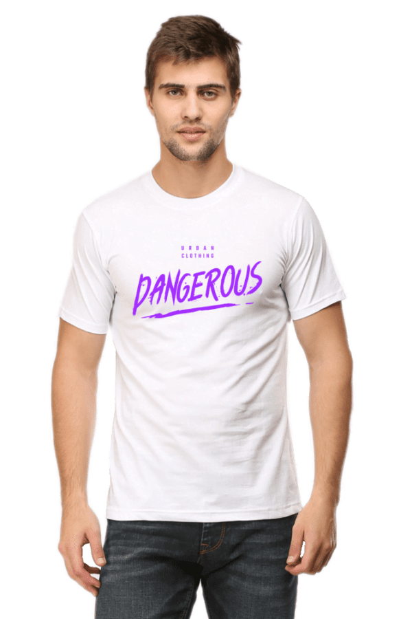 Male Round Neck Half Sleeve Classic | Dangerous