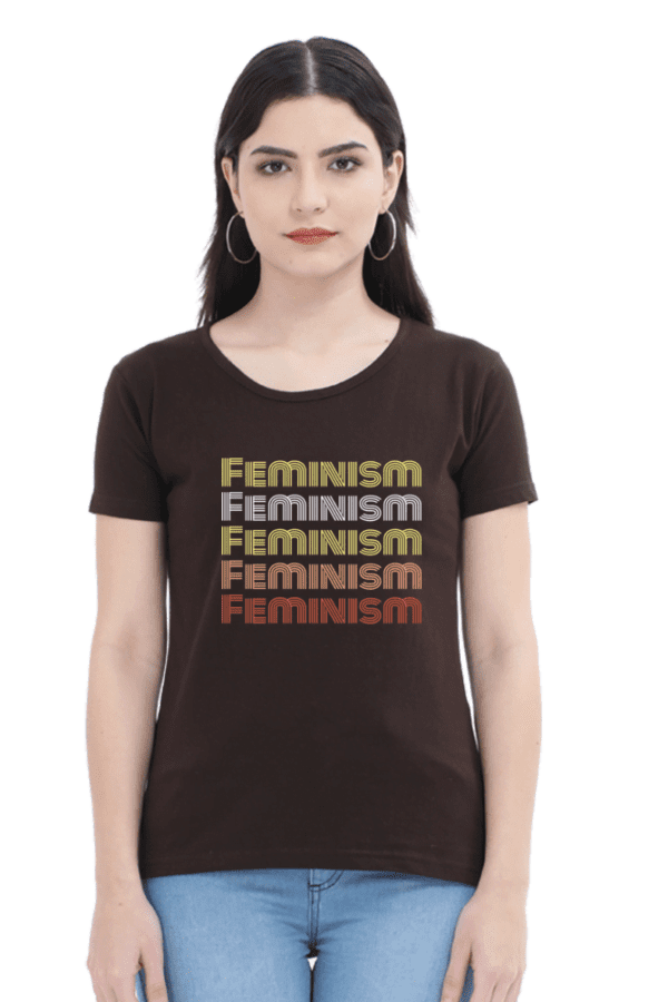 Female Round Neck Half Sleeve Classic | Feminism
