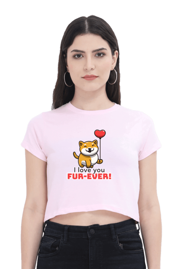 Female Crop Top | I Love You