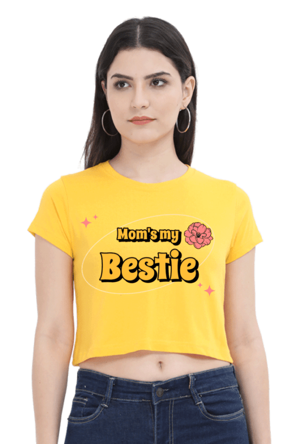 Female Crop Top | Mom is my Bestie