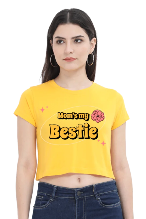 Female Crop Top | Mom is my Bestie