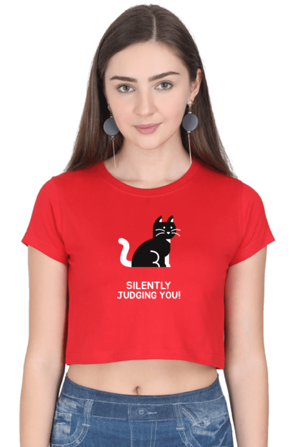 Female Crop Top | Cat