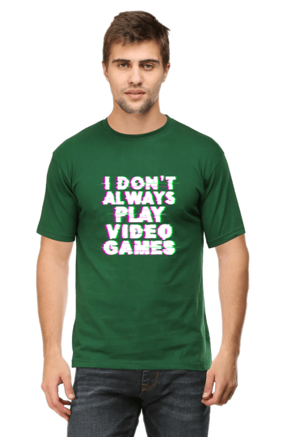 Male Round Neck Half Sleeve Classic | Play Video Game