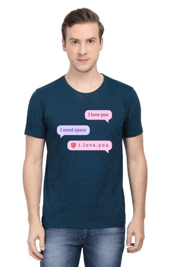 Male Round Neck Half Sleeve Classic | Funny