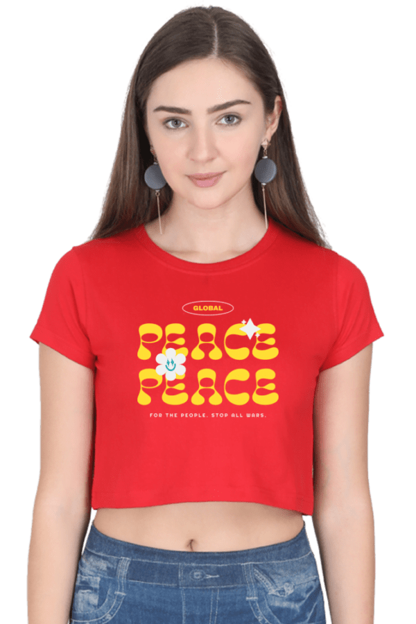 Female Crop Top | Peace
