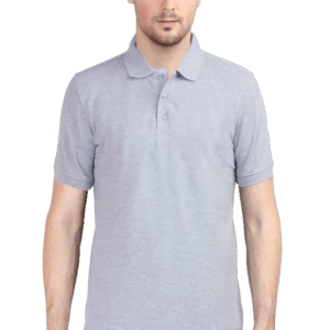 Male Polo Half Sleeve | Grey Melange