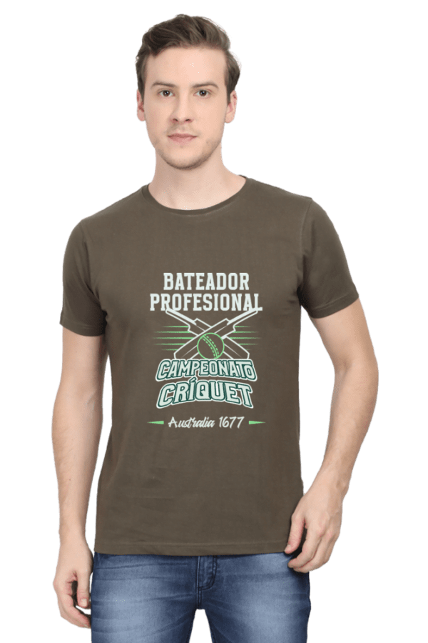 Male Round Neck Half Sleeve Classic | Cricket Batting