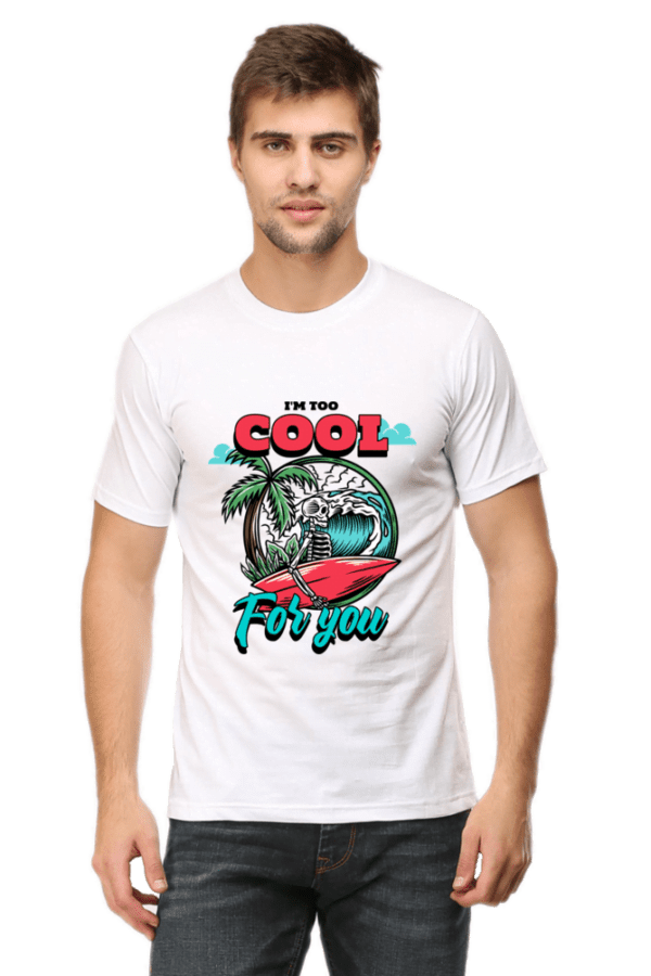 Male Round Neck Half Sleeve Classic | Cool for you