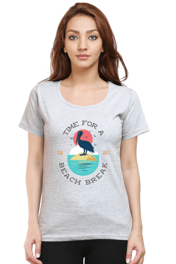 Female Round Neck Half Sleeve Classic | Beach Break