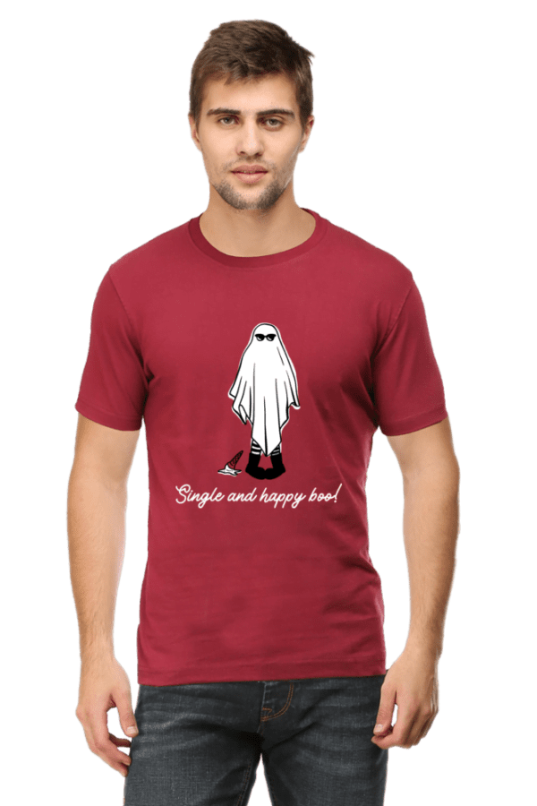 Male Round Neck Half Sleeve Classic | Single and happy