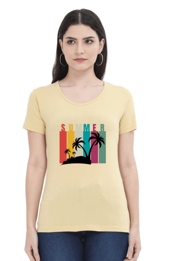 Female Round Neck Half Sleeve Classic | SUmmer