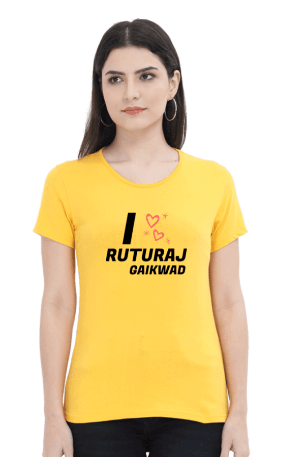 CSK Fans | RUTURAJ GAIKWAD Printed Tshirt