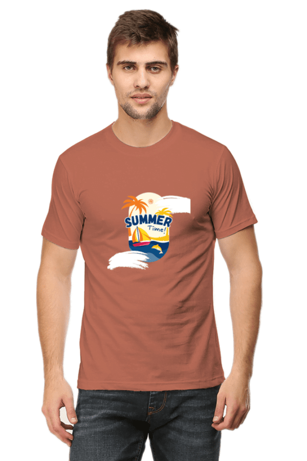 Male Round Neck Half Sleeve Classic | Summer Time