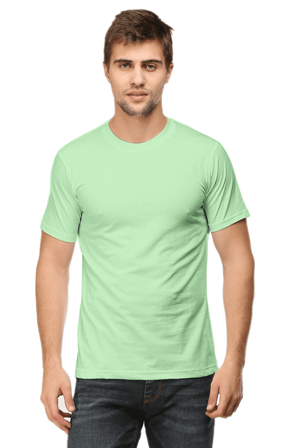 Male Round Neck Half Sleeve Classic Jade S