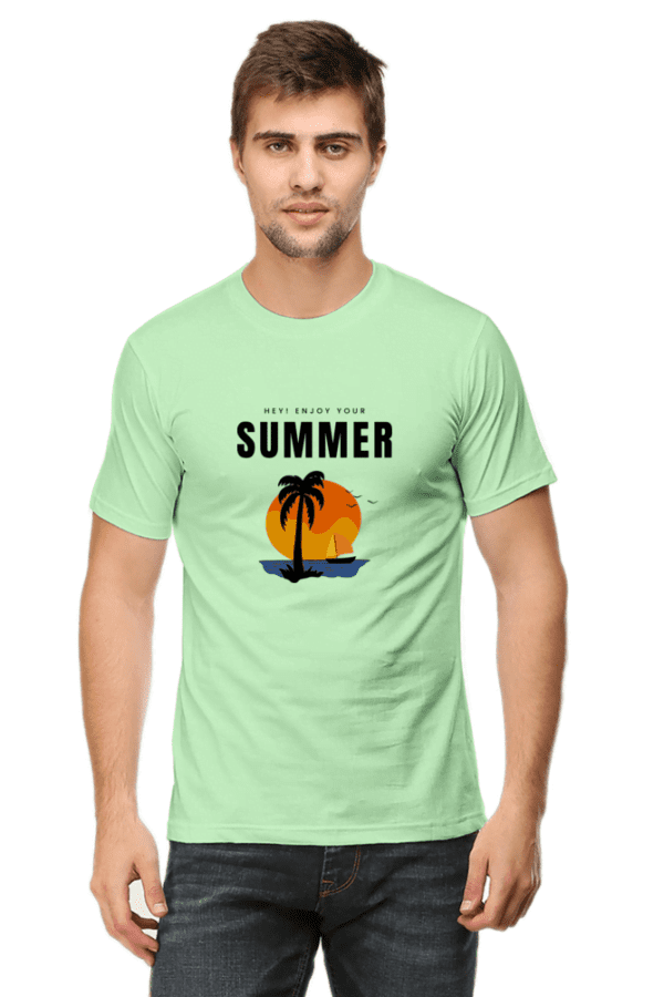 Male Round Neck Half Sleeve Classic | Summer