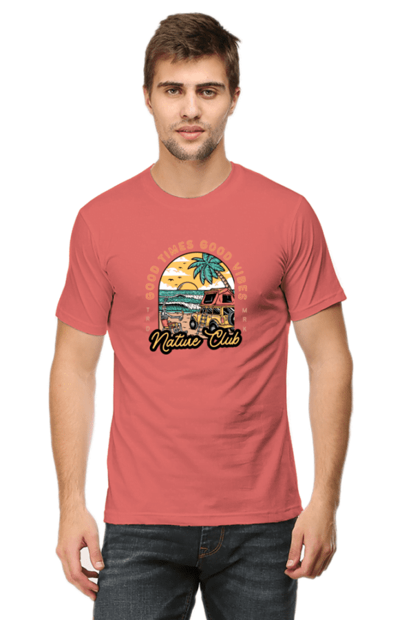 Male Round Neck Half Sleeve Classic | Nature clube