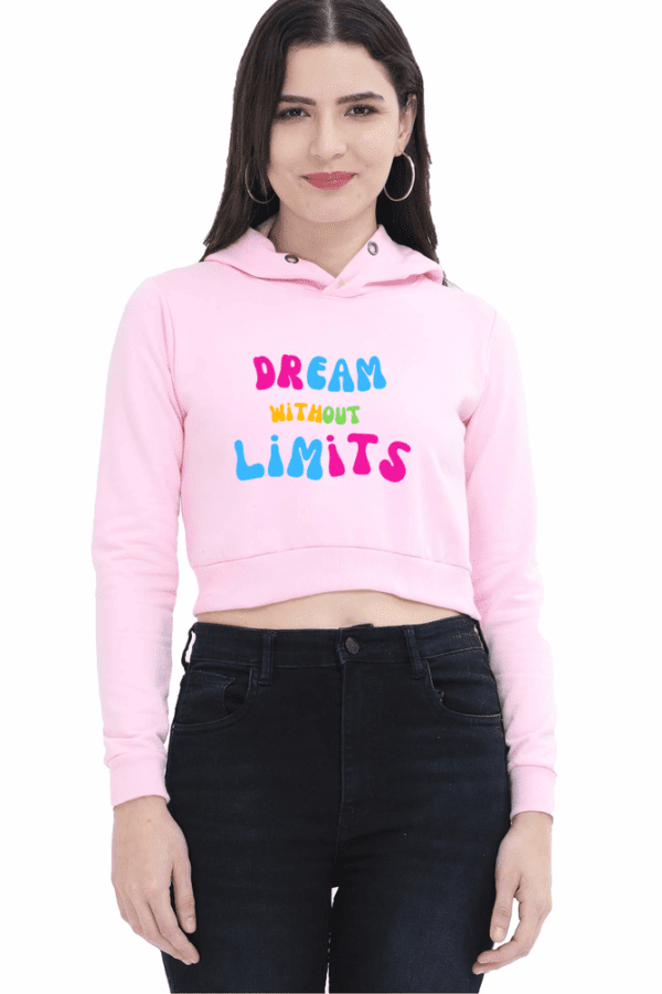 Female Crop Hoodies | Dream without Limits