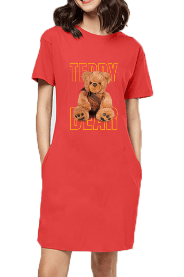 Female T-Shirt Dress || Teddy Lover