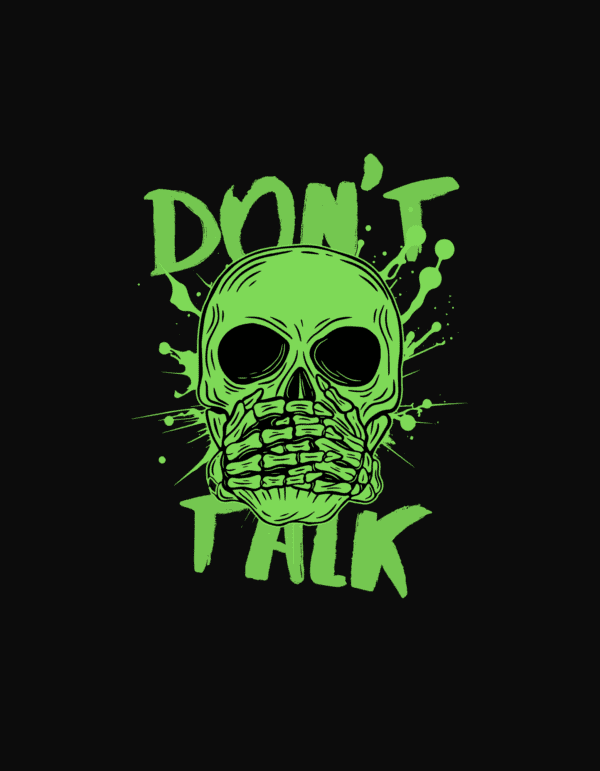 Horror Unisex T-Shirt Classic | Don't Talk