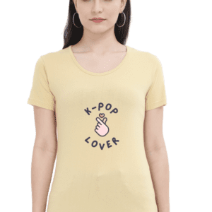 Female Round Neck Half Sleeve Classic || K-Pop Lover