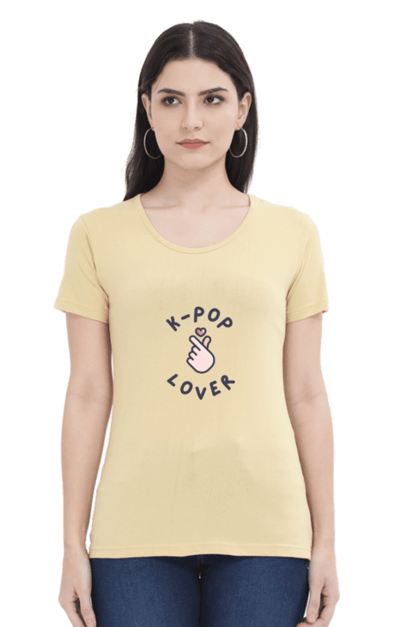Female Round Neck Half Sleeve Classic || K-Pop Lover