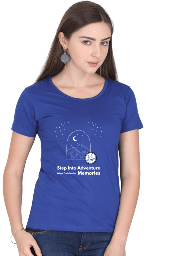 Female Round Neck Half Sleeve Classic || Step into adventure