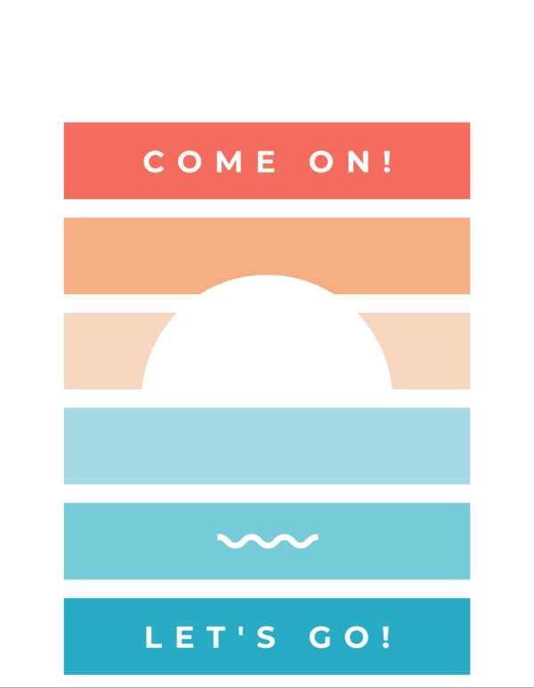 Travel and Tourism Unisex Elegant T-Shirt || Come on Lets Go