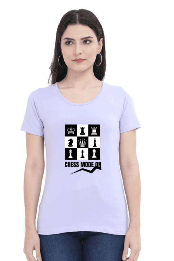 Female Round Neck Half Sleeve Classic || Chess mode