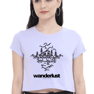 Female Crop Top || Wanderlust