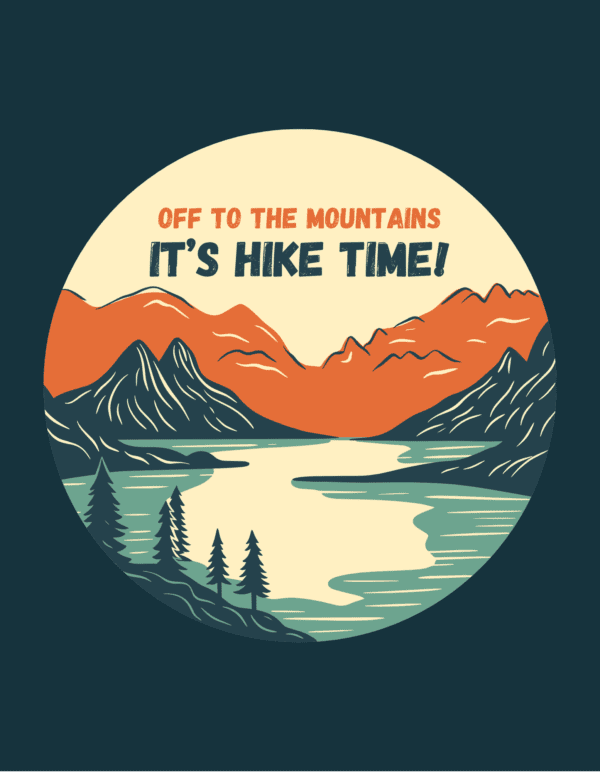 Oversized Classic Men's T-Shirt || It's the Hike Time