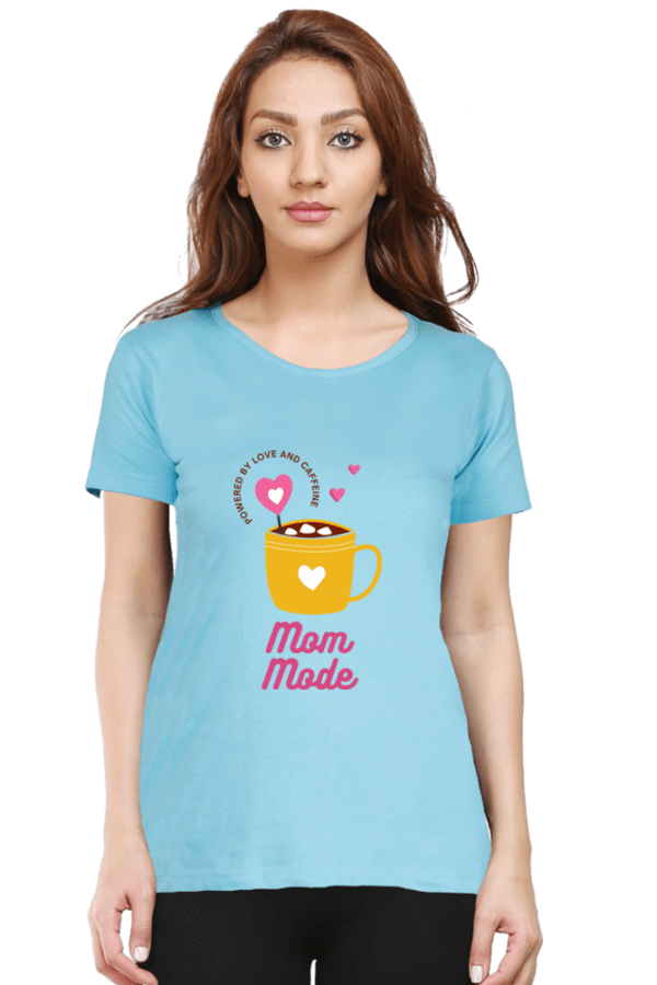Female Round Neck Half Sleeve Classic || Mom Mode