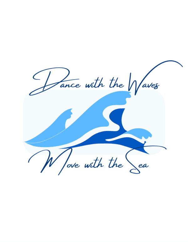 Male Round Neck Half Sleeve Classic || Dance with the Waves Move with the Sea