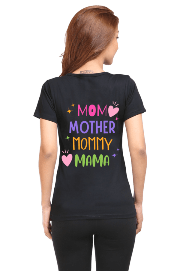 Female Round Neck Half Sleeve Classic || Mom Mother Mommy Mama