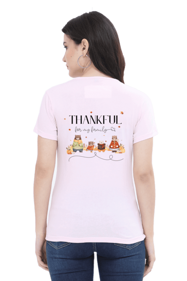 Female Round Neck Half Sleeve Classic || Thankful